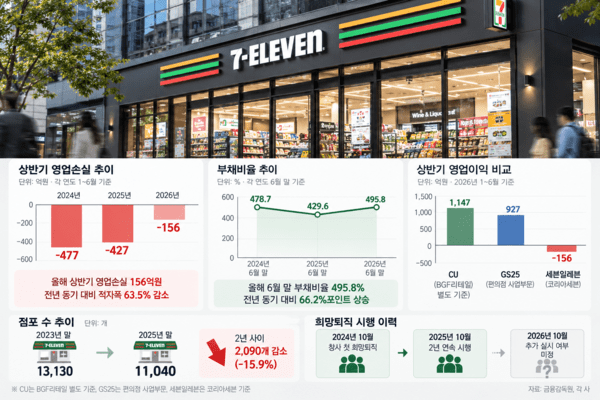 세븐일레븐, 3년 연속 희망퇴직 나서나... 10월 감원설 촉각 - 뉴스 썸네일 이미지